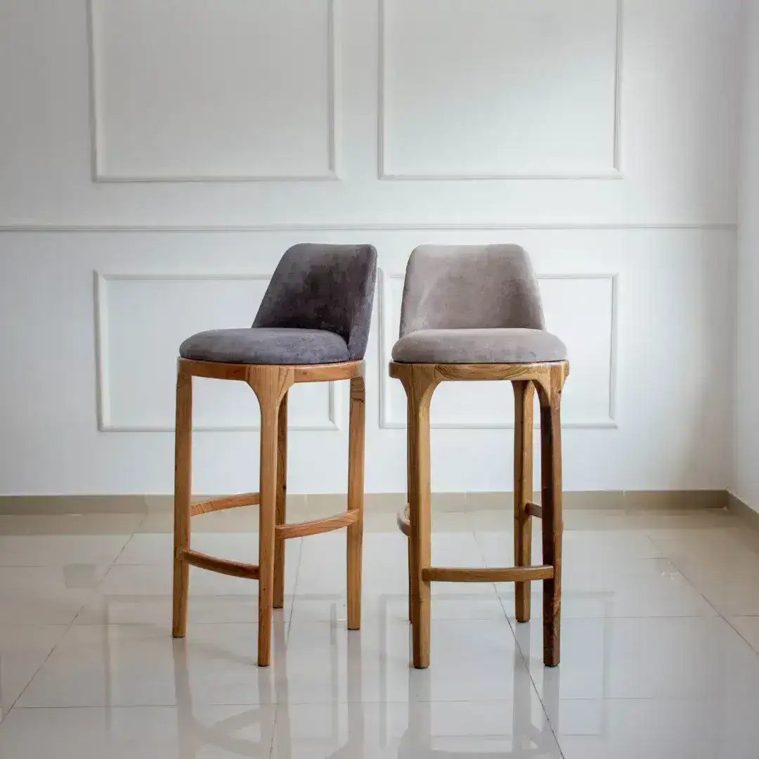 Banqueta alta desayunador madera Moderna Ginger - SILVINA C Banqueta alta desayunador madera Moderna Ginger - SILVINA C