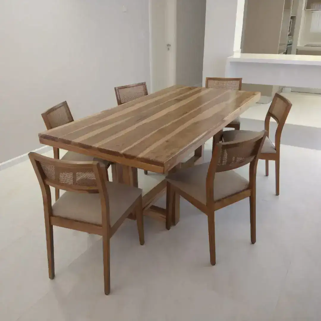 Mesa de comedor madera Petiribí rectangular Naval - SILVINA C MUEBLERIA DECORACION Mesa de comedor madera Petiribí rectangular Naval - SILVINA C MUEBLERIA DECORACION