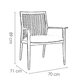 Medidas Sillón individual escandinavo Essen 5 - SILVINA C MUEBLERIA DECORACION Medidas Sillón individual escandinavo Essen 5 - SILVINA C MUEBLERIA DECORACION