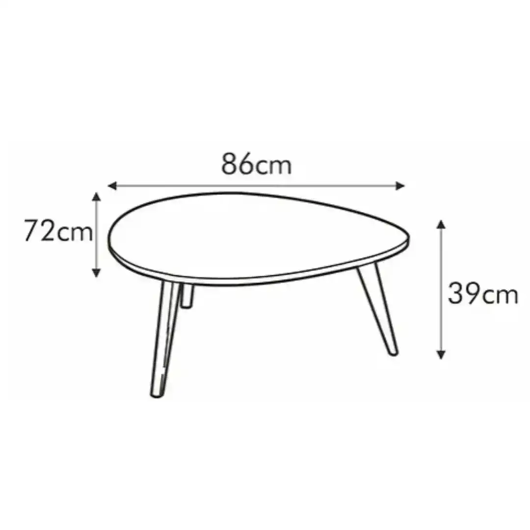 Mesa ratona Ovalada medidas Drop - SILVINA C Mesa ratona Ovalada medidas Drop - SILVINA C