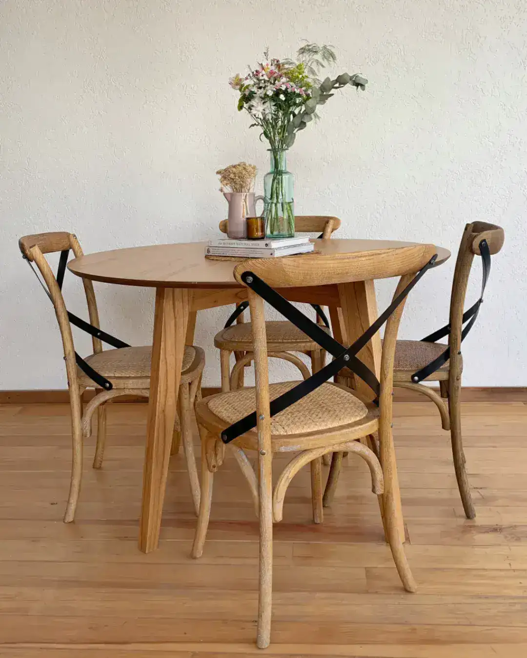 Silla madera natural Ratán Closs - SILVINA C 2 Silla madera natural Ratán Closs - SILVINA C 2
