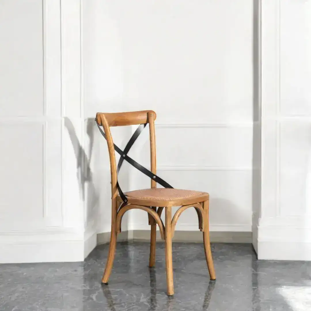 Silla madera natural Ratán Closs - SILVINA C 6 Silla madera natural Ratán Closs - SILVINA C 6