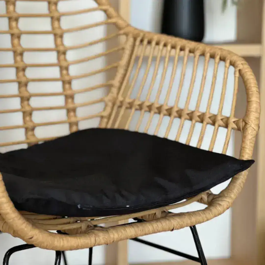 Sillón exterior Jardín rattán natural black Kensel - SILVINA C 4 Sillón exterior Jardín rattán natural black Kensel - SILVINA C 4