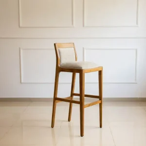 Banqueta desayunador alta madera Moderna Essen - SILVINA C MUEBLERIA DECORACION