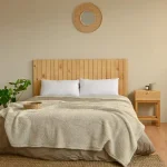 Respaldo cama madera artesanal Luna