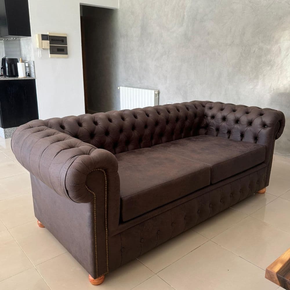 Sillón esquinero Chesterfield 3 cuerpos - SILVINA C 36 (1) Sillón esquinero Chesterfield 3 cuerpos - SILVINA C 36 (1)