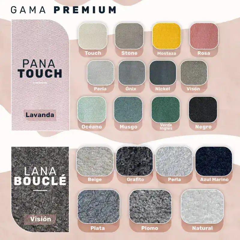 Tapizado gama PREMIUM - SILVINA C 2 Tapizado gama PREMIUM - SILVINA C 2