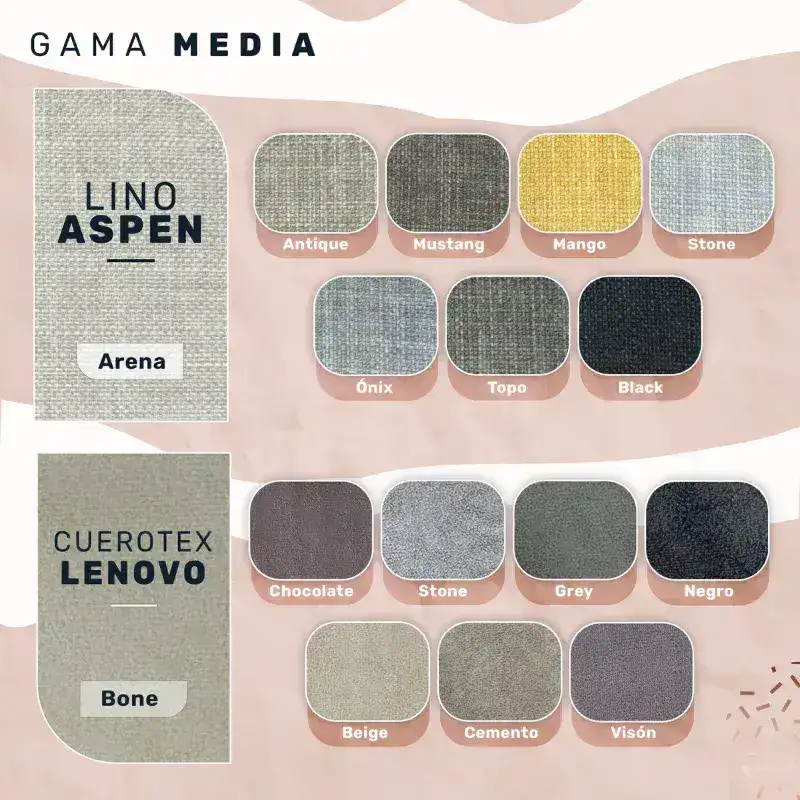 Tapizado gama media - SILVINA C 2 Tapizado gama media - SILVINA C 2