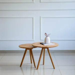 Mesa ratona duo Nórdica madera Roble Dino - SILVINA C 5