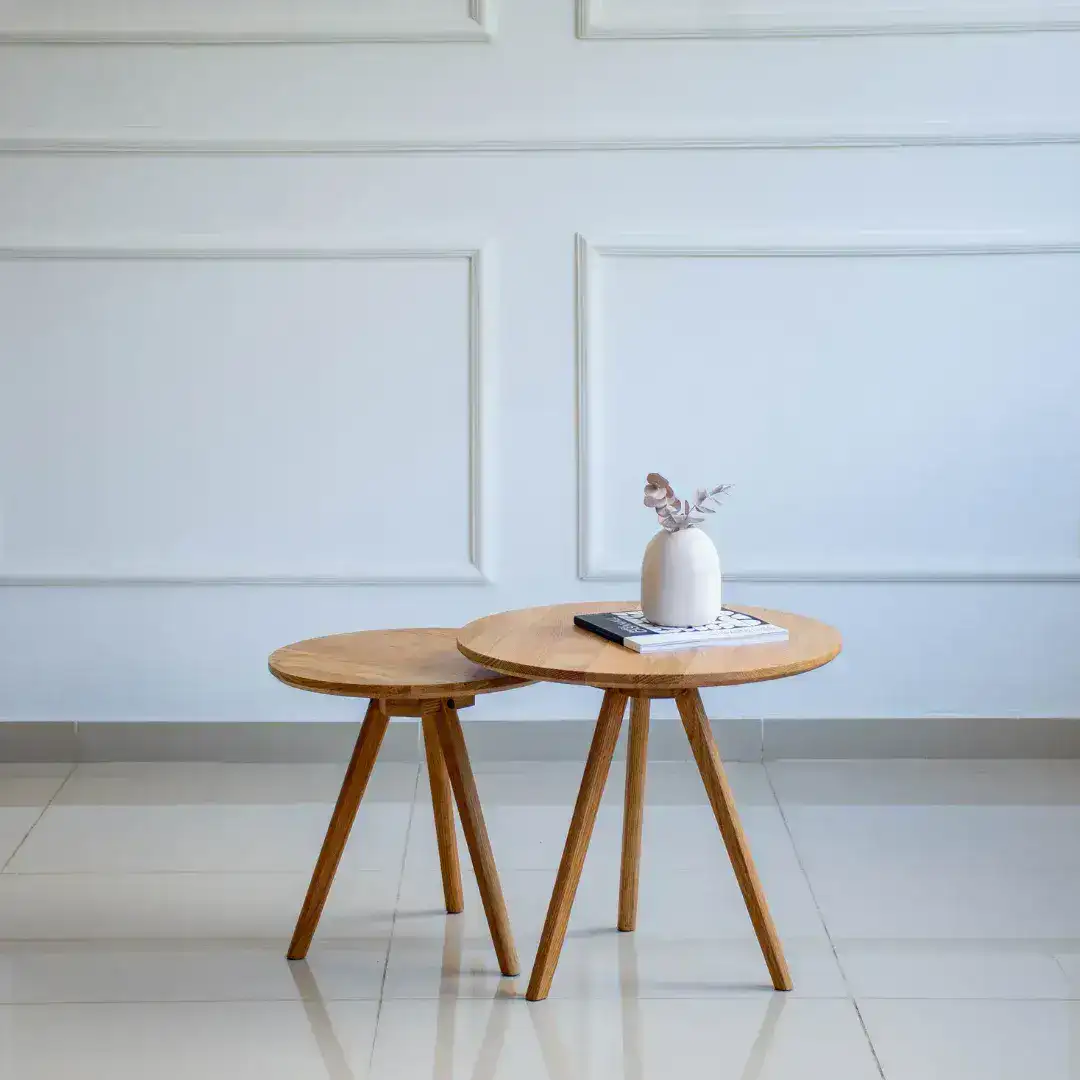 Mesa ratona duo Nórdica madera Roble Dino - SILVINA C 5 Mesa ratona duo Nórdica madera Roble Dino - SILVINA C 5