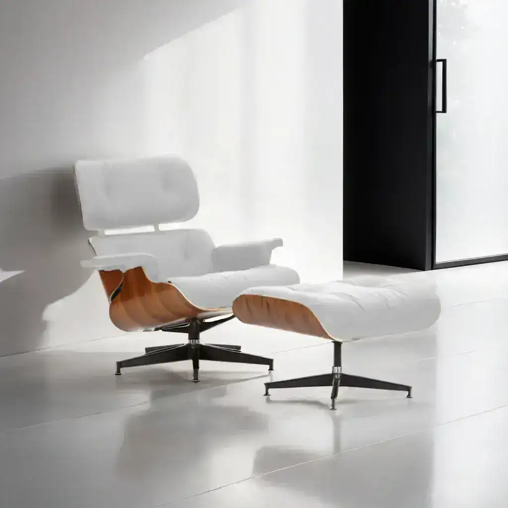 Sillón individual reclinable relax White Ash Miller - SILVINA C Sillón individual reclinable relax White Ash Miller - SILVINA C
