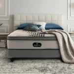 Colchón 2 plazas Simmons Resortes BeautySleep + Sommier base