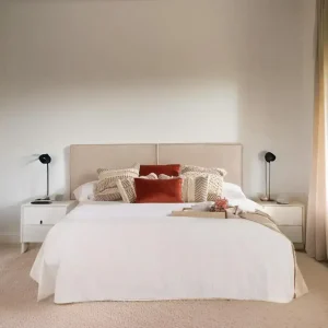 Respaldo Cama Flotante Moderno Pestañas Mary - SILVINA C