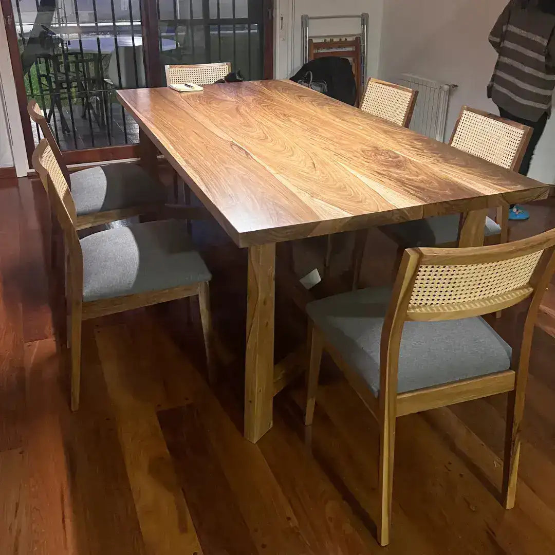 Silla comedor Nórdica esterilla Petiribí Calama - SILVINA C 8 Silla comedor Nórdica esterilla Petiribí Calama - SILVINA C 8