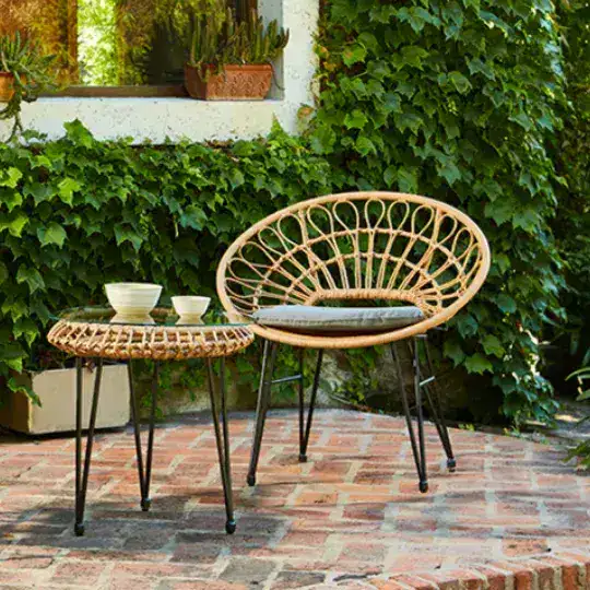 Juego exterior terraza jardín Ratán Córdoba - SILVINA C 1 Juego exterior terraza jardín Ratán Córdoba - SILVINA C 1