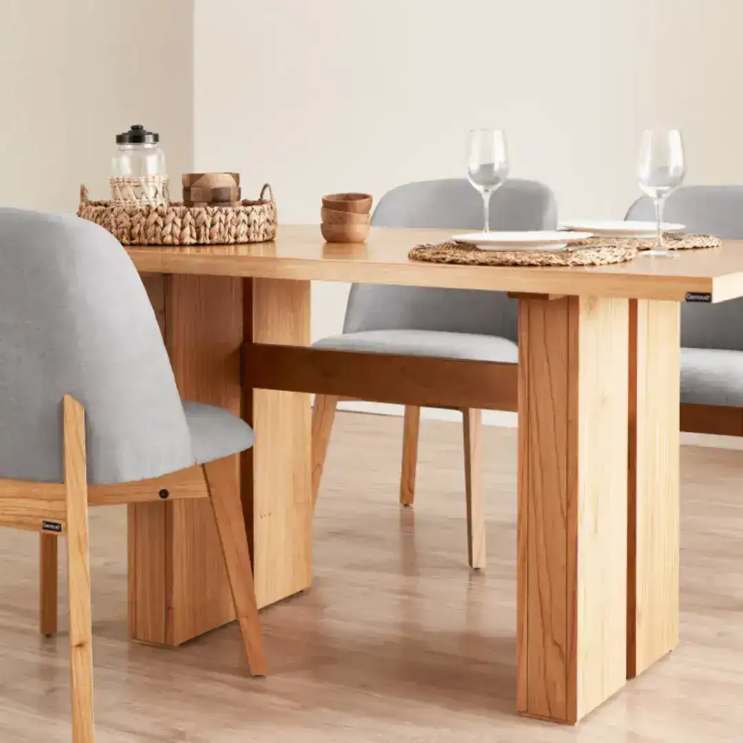 Mesa comedor Nórdica madera Paraíso Samaná - SILVINA C 91 Mesa comedor Nórdica madera Paraíso Samaná - SILVINA C 91