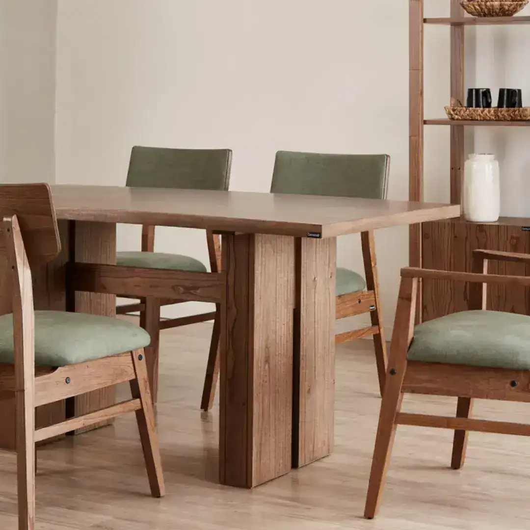Mesa comedor Nórdica madera Paraíso Samaná - SILVINA C 92 Mesa comedor Nórdica madera Paraíso Samaná - SILVINA C 92