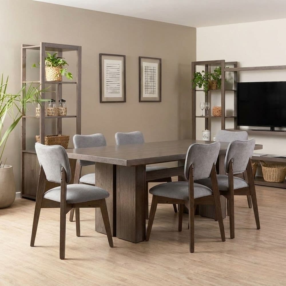 Mesa comedor Nórdica madera Paraíso Samaná - SILVINA C Mesa comedor Nórdica madera Paraíso Samaná - SILVINA C