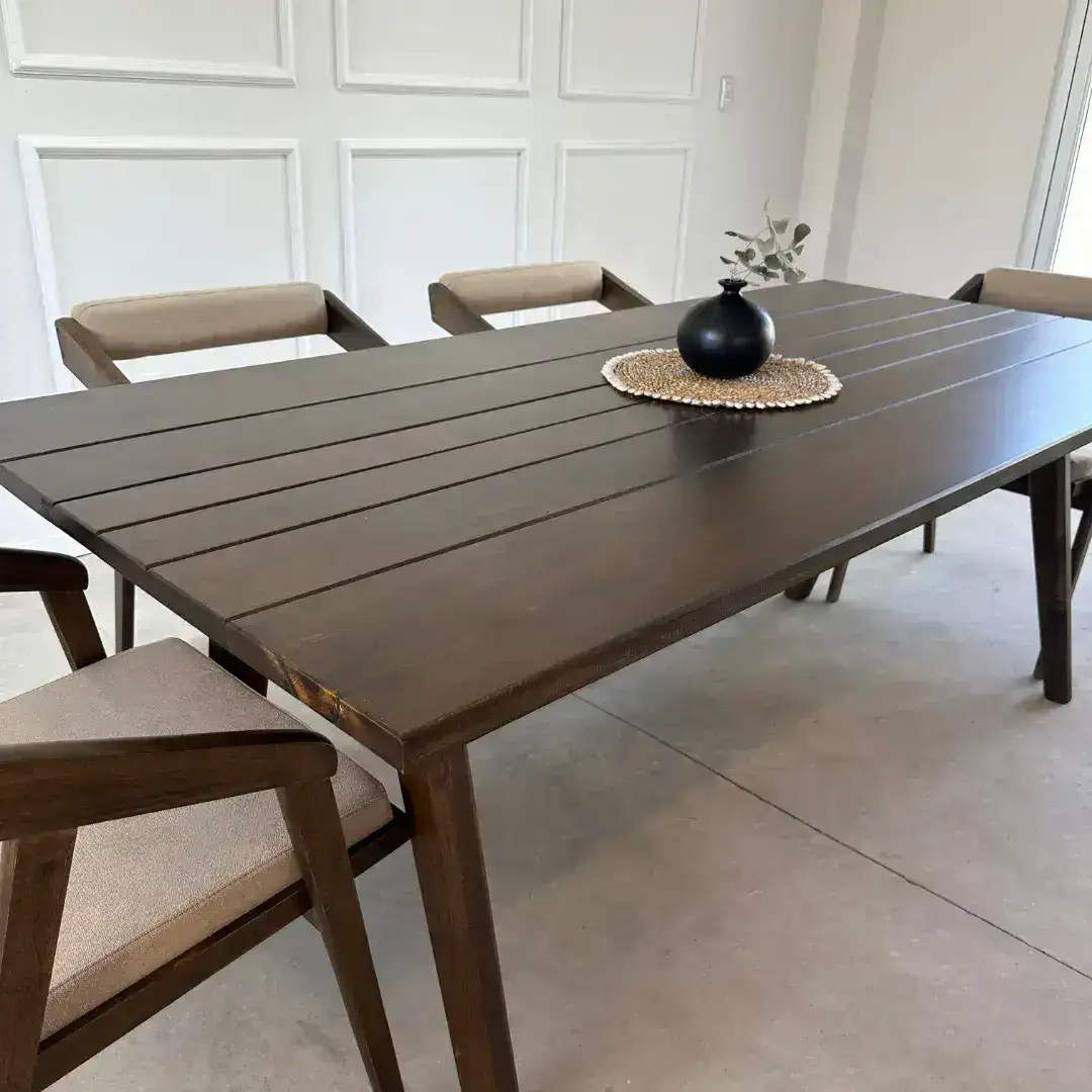 Mesa comedor madera maciza Rústica Julieta - SILVINA C 3 Mesa comedor madera maciza Rústica Julieta - SILVINA C 3