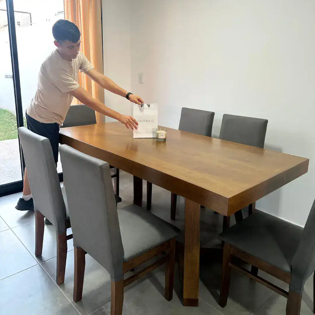 Mesa madera comedor Moderno diseño Barcelona - SILVINA C 11 Mesa madera comedor Moderno diseño Barcelona - SILVINA C 11