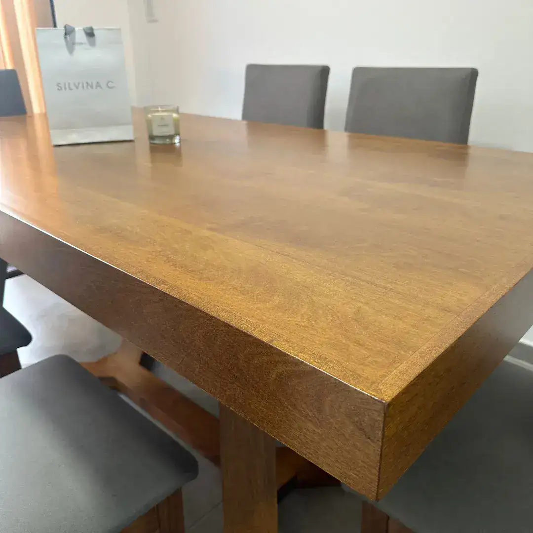 Mesa madera comedor Moderno diseño Barcelona - SILVINA C 12 Mesa madera comedor Moderno diseño Barcelona - SILVINA C 12