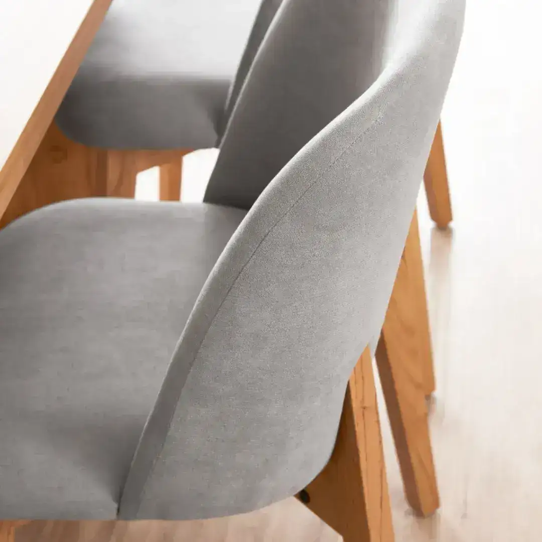 Silla Nórdica madera Paraíso tapizada Sami - SILVINA C 0 Silla Nórdica madera Paraíso tapizada Sami - SILVINA C 0