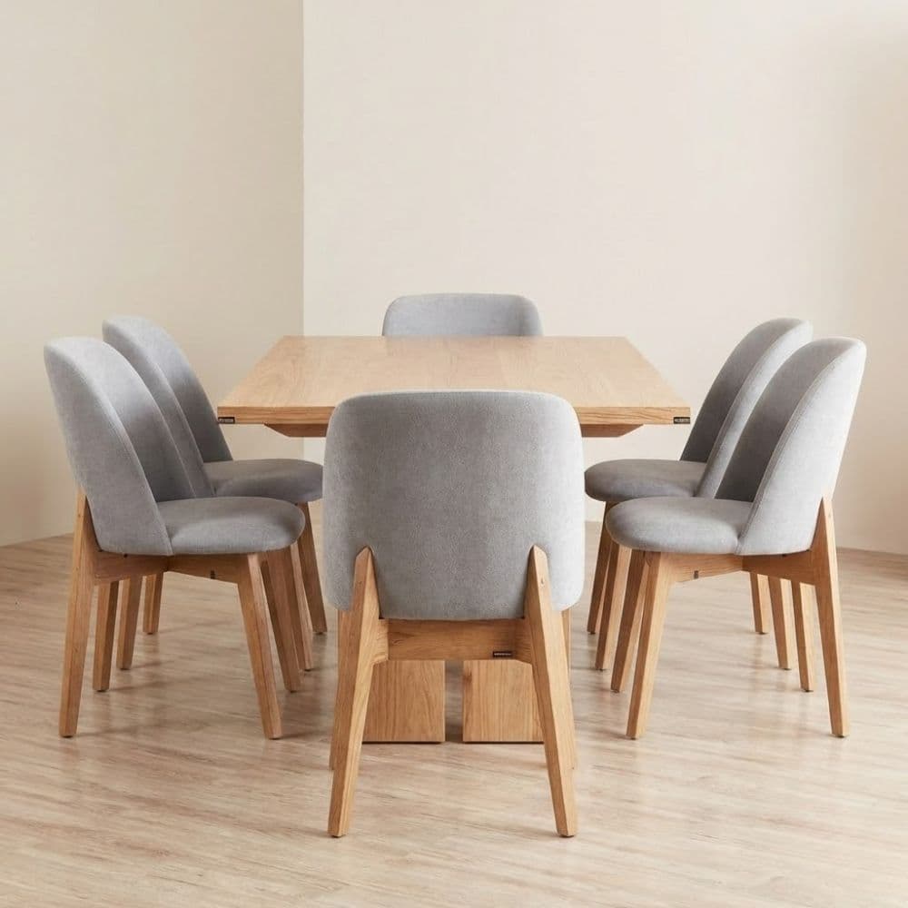 Silla Nórdica madera Paraíso tapizada Sami - SILVINA C (2) Silla Nórdica madera Paraíso tapizada Sami - SILVINA C (2)