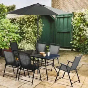 Juego Jardín comedor Exterior set Hierro Dijón - SILVINA C 1