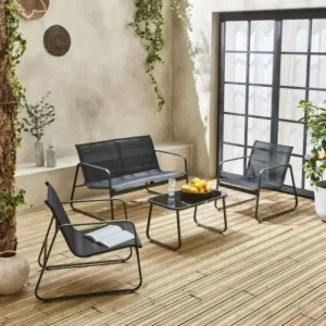 Juego jardin exterior Aluminio Moderno Saudi - SILVINA C