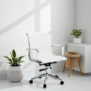 Silla escritorio oficina ergonómica white Line - SILVINA C
