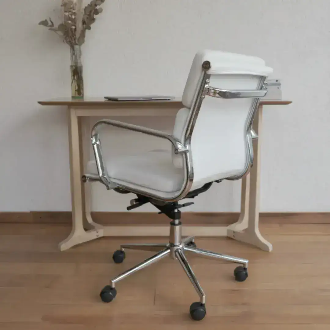 Silla escritorio oficina ruedas giratoria blanca Up - SILVINA C Silla escritorio oficina ruedas giratoria blanca Up - SILVINA C
