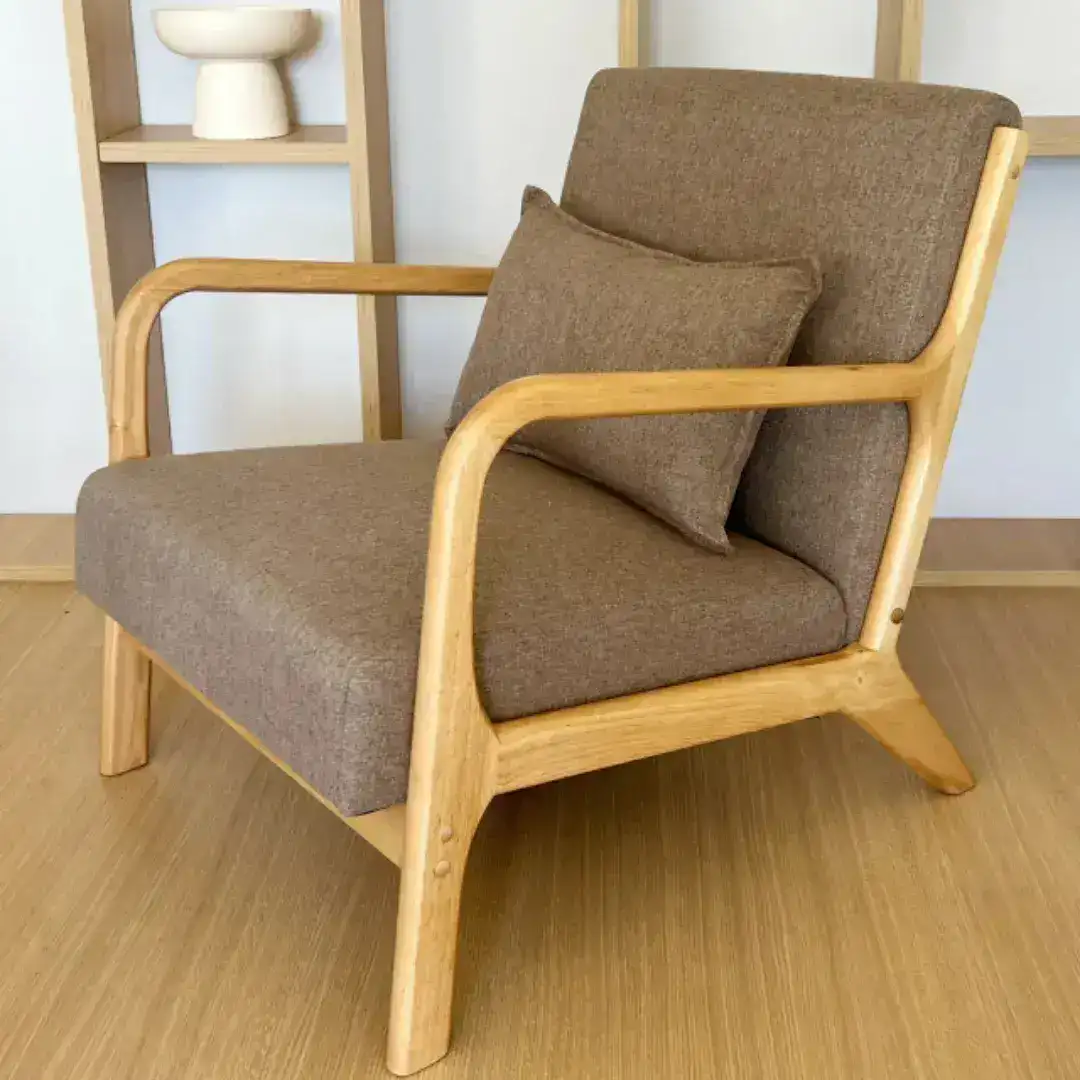 Sillón Individual Exterior Nórdico madera Lee - SILVINA C 1 Sillón Individual Exterior Nórdico madera Lee - SILVINA C 1
