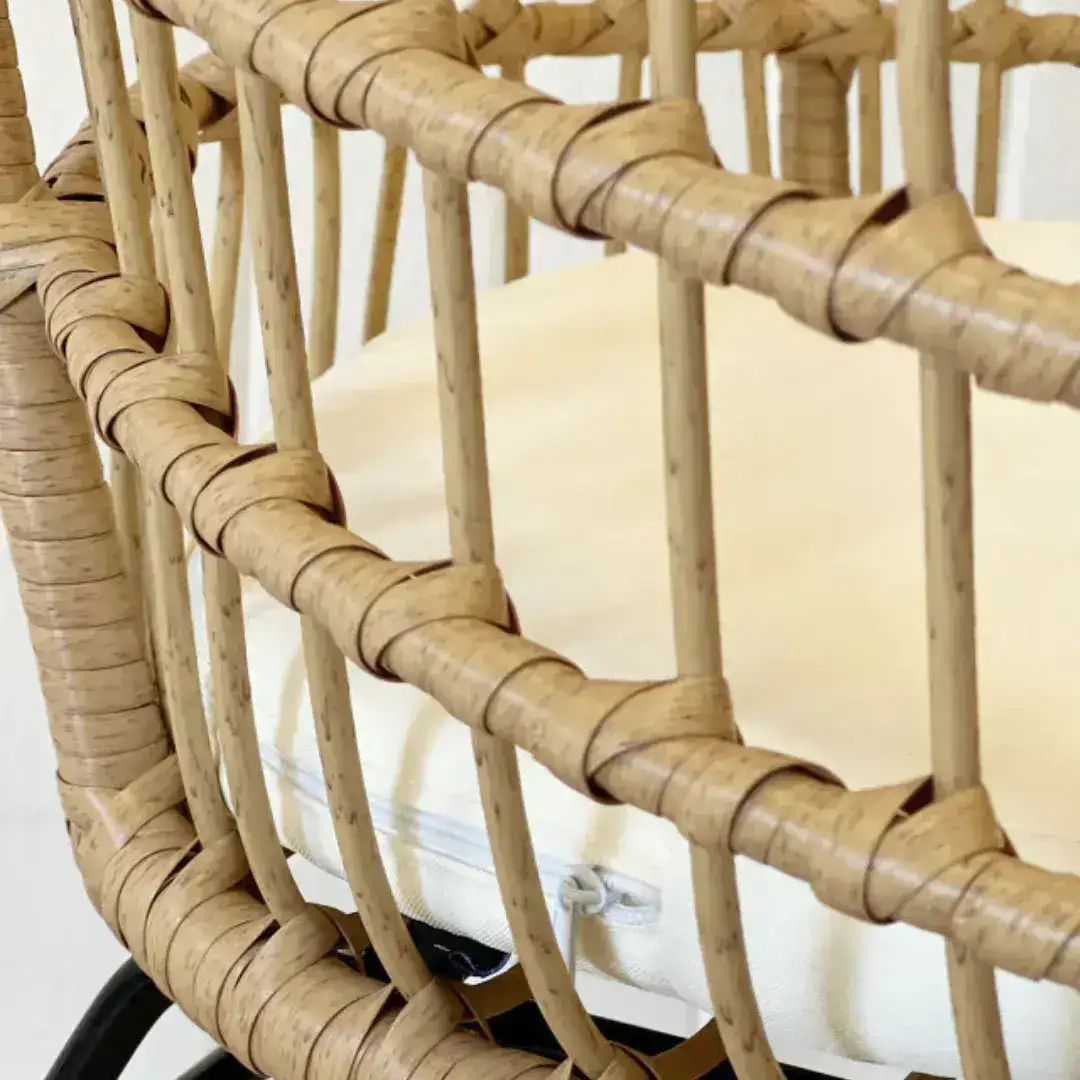 Sillón exterior jardín rattán acero Puka - SILVINA C 3 Sillón exterior jardín rattán acero Puka - SILVINA C 3