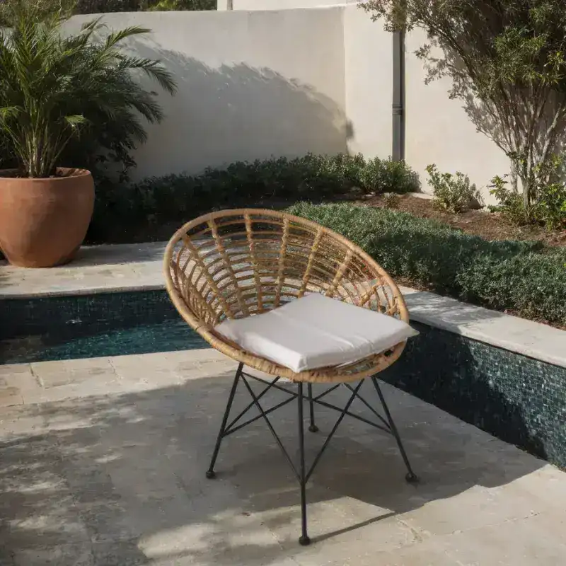 Sillón jardín terraza exterior Rattán Córdoba - SILVINA C 5 Sillón jardín terraza exterior Rattán Córdoba - SILVINA C 5