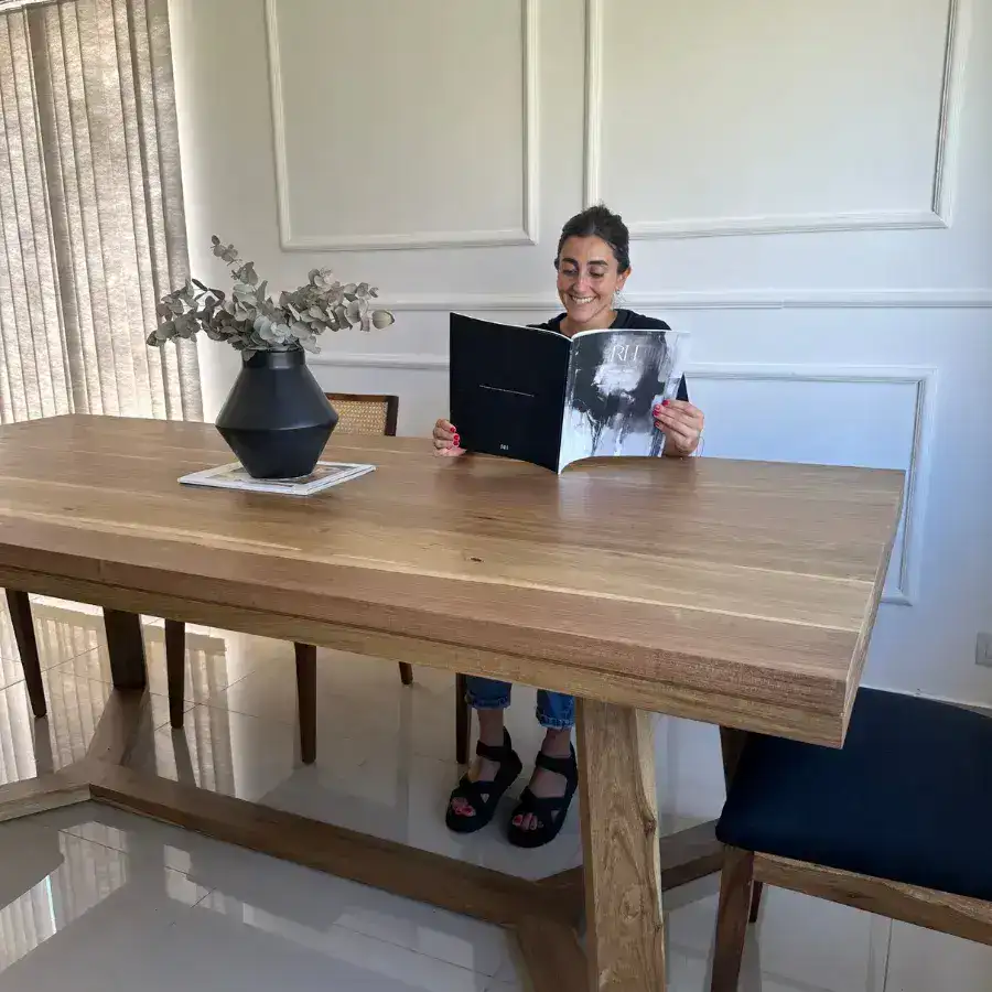 Mesa comedor rectangular Petiribí Valencia - SILVINA C 9 Mesa comedor rectangular Petiribí Valencia - SILVINA C 9