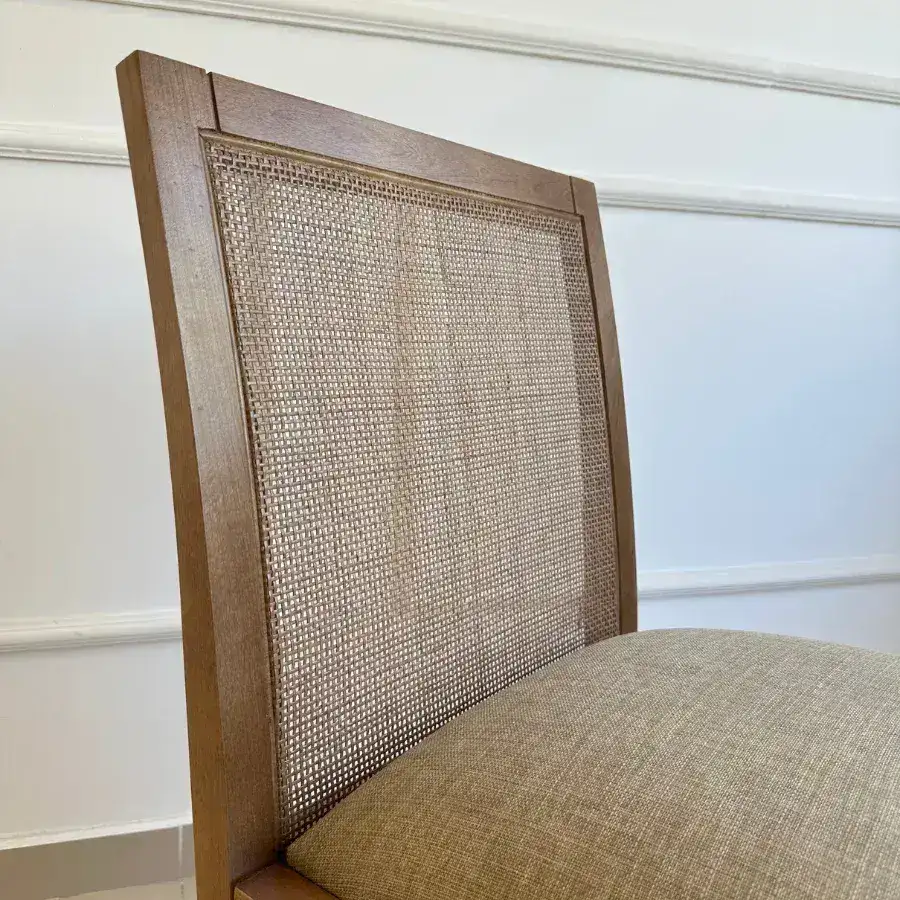 Silla madera Nórdica esterilla baja Morty - SILVINA C 1