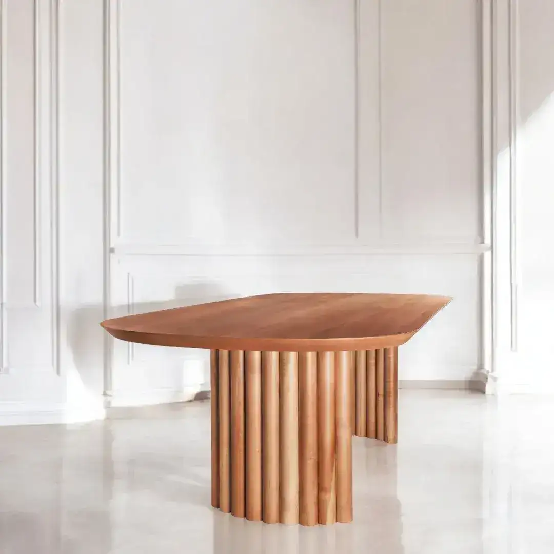 Mesa comedor ovalada madera varillada Versalles - SILVINA C 2 Mesa comedor ovalada madera varillada Versalles - SILVINA C 2
