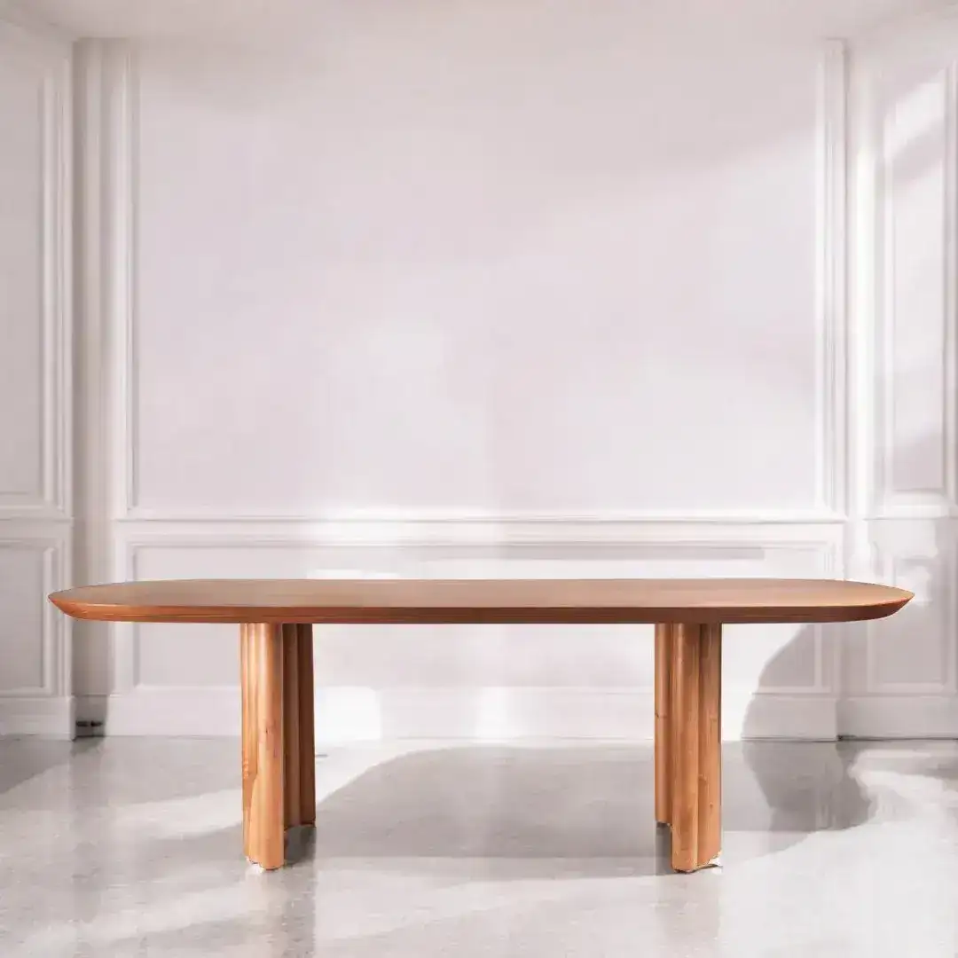 Mesa comedor ovalada madera varillada Versalles - SILVINA C Mesa comedor ovalada madera varillada Versalles - SILVINA C
