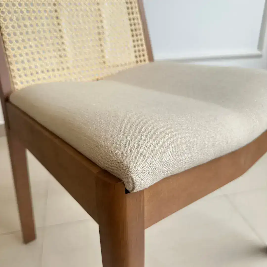 Silla Moderna comedor esterilla madera Amelia - SILVINA C 2 Silla Moderna comedor esterilla madera Amelia - SILVINA C 2