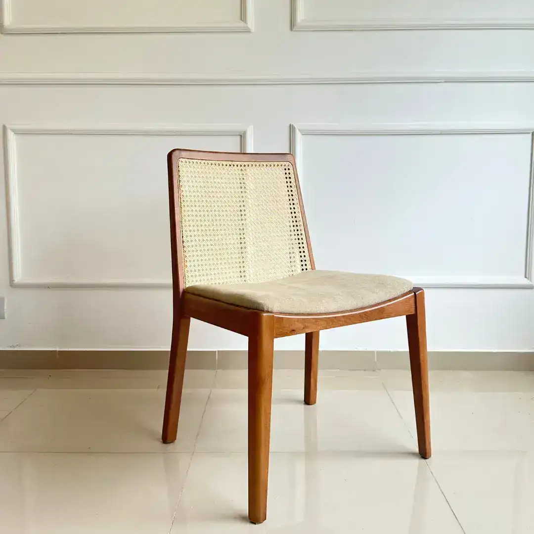 Silla comedor Moderna madera esterilla Leonor - SILVINA C Silla comedor Moderna madera esterilla Leonor - SILVINA C