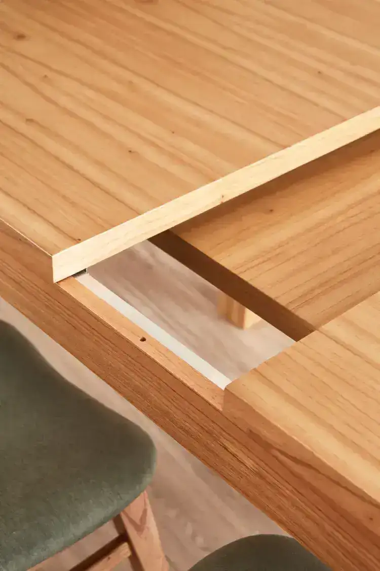 Mesa comedor madera Nórdica extensible 1,35 Zoe - SILVINA C 8 Mesa comedor madera Nórdica extensible 1,35 Zoe - SILVINA C 8