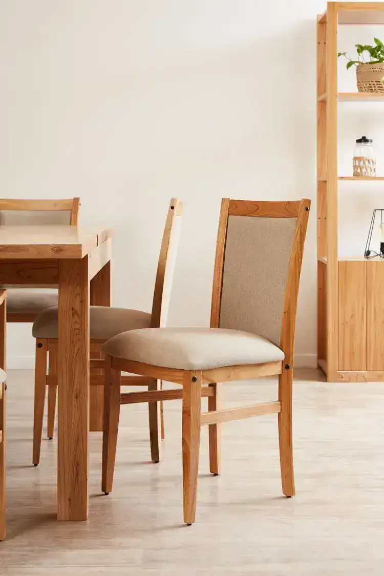 Silla tapizada comedor madera Paraíso Lucia - SILVINA C 2 Silla tapizada comedor madera Paraíso Lucia - SILVINA C 2