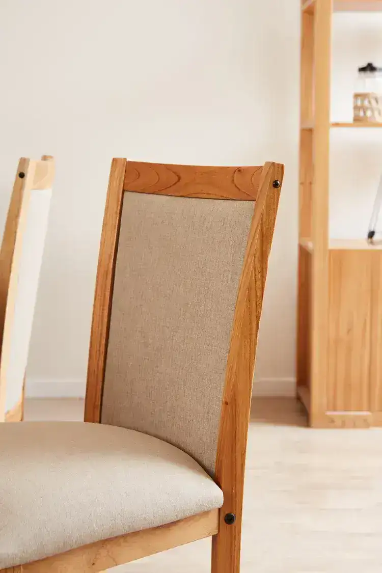 Silla tapizada comedor madera Paraíso Lucia - SILVINA C 4 Silla tapizada comedor madera Paraíso Lucia - SILVINA C 4