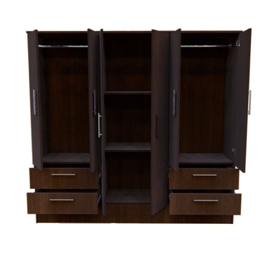 Placard Melamina 6 puertas Moderno 1,80 Joe - SILVINA C (3) Placard Melamina 6 puertas Moderno 1,80 Joe - SILVINA C (3)