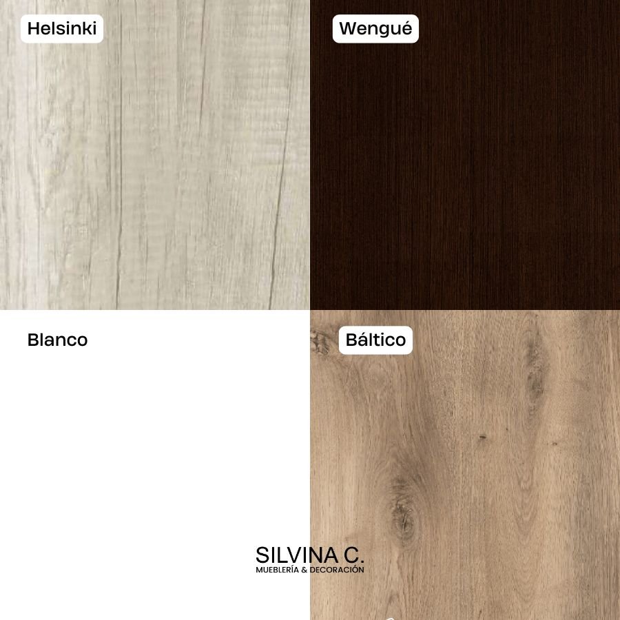 Placard Melamina puertas corredizas 5 cajones 1,40 Hak - SILVINA C (7) Placard Melamina puertas corredizas 5 cajones 1,40 Hak - SILVINA C (7)