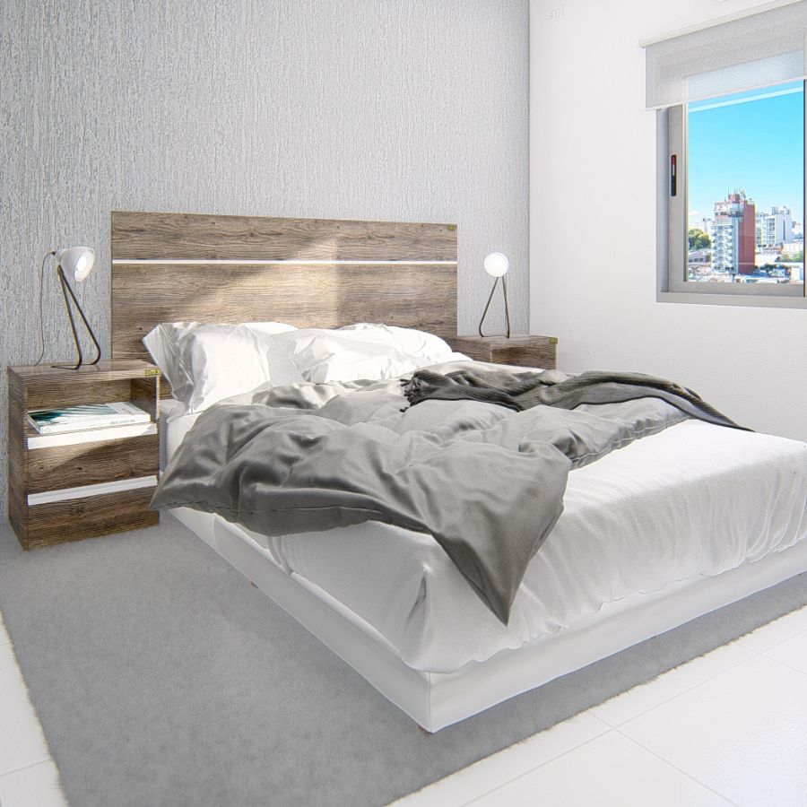 Respaldo cama Moderno Melamina 2 plazas Drag - SILVINA C (16) Respaldo cama Moderno Melamina 2 plazas Drag - SILVINA C (16)