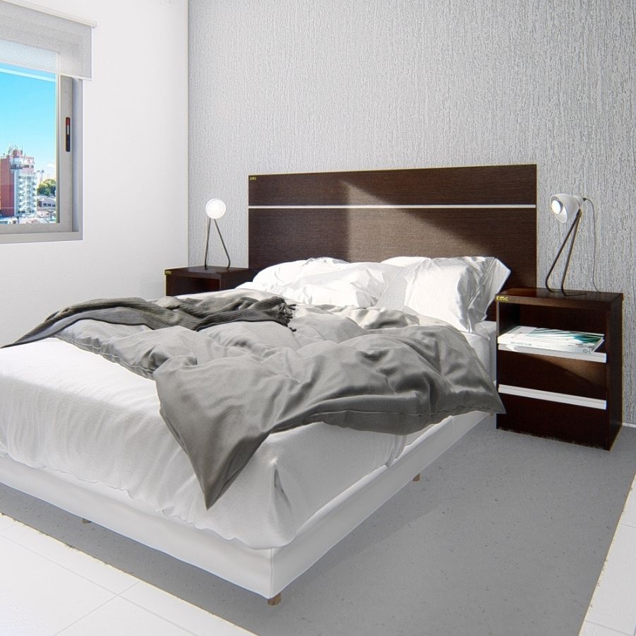 Respaldo cama Moderno Melamina 2 plazas Drag - SILVINA C (7) Respaldo cama Moderno Melamina 2 plazas Drag - SILVINA C (7)