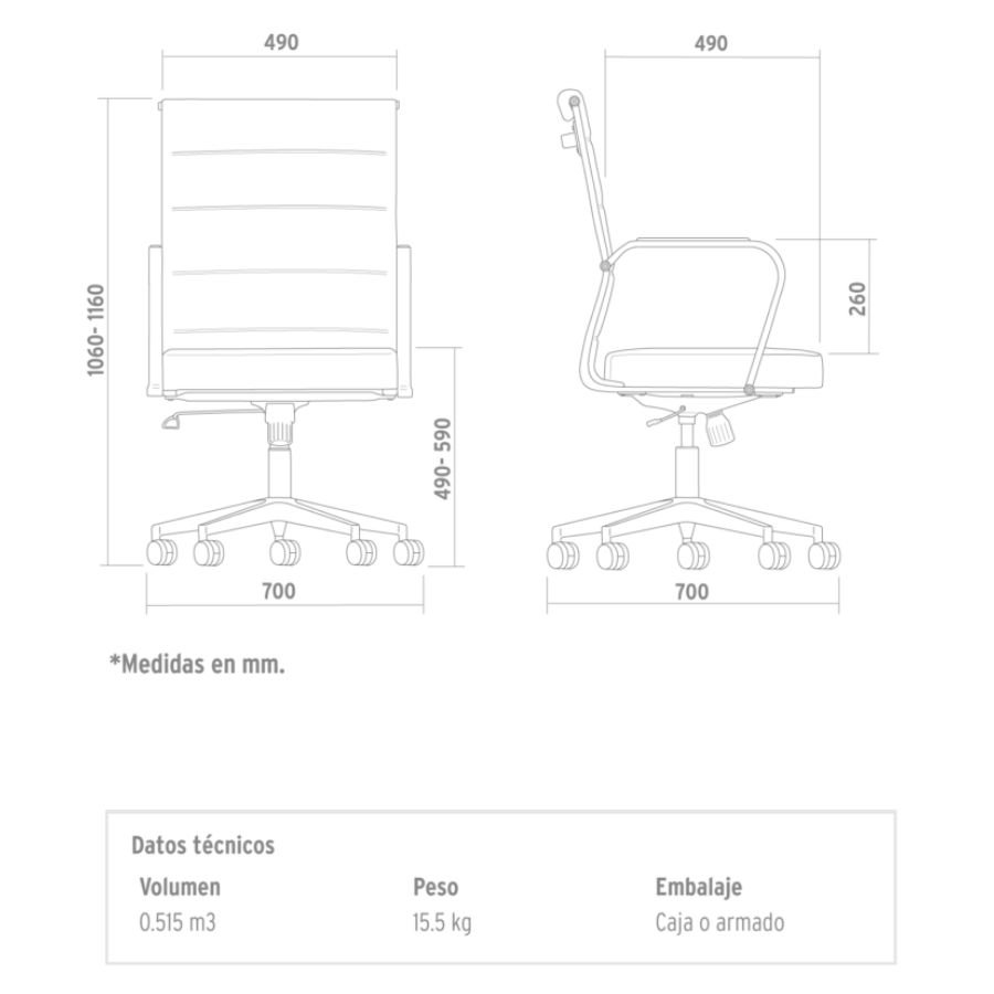 Silla ergonómica escritorio giratoria baja Eco - SILVINA C 323 Silla ergonómica escritorio giratoria baja Eco - SILVINA C 323