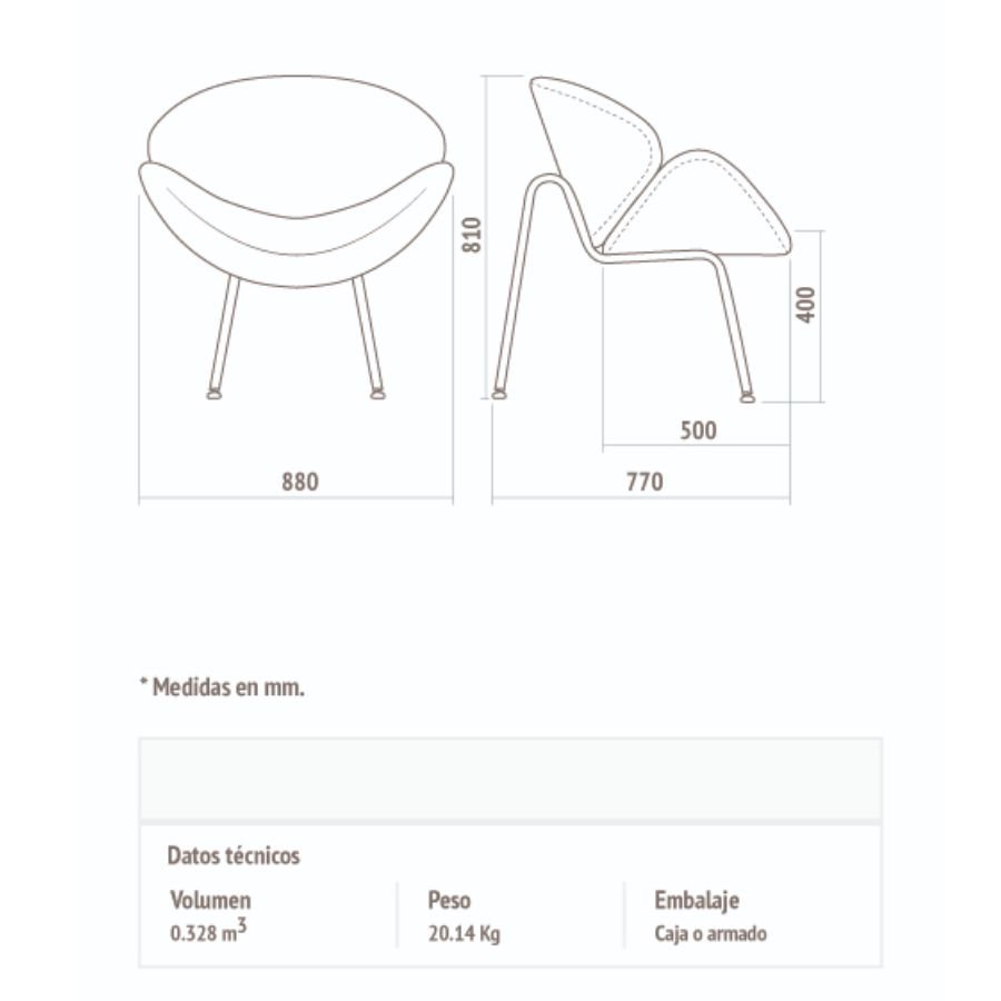 Sillón individual oficina Moderno Polly - SILVINA C (6) Sillón individual oficina Moderno Polly - SILVINA C (6)