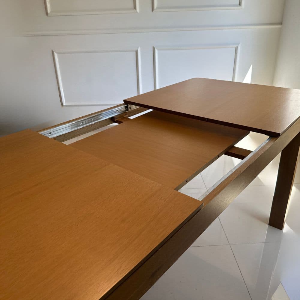 Mesa comedor extensible madera Grandis Nacar - SILVINA C (4) Mesa comedor extensible madera Grandis Nacar - SILVINA C (4)